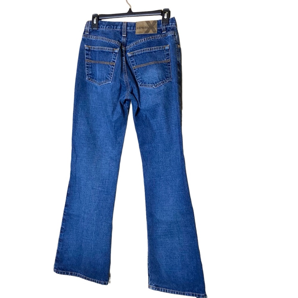Express Extreme‎ Flare Jeans Size 5/6 R - Picture 2 of 7